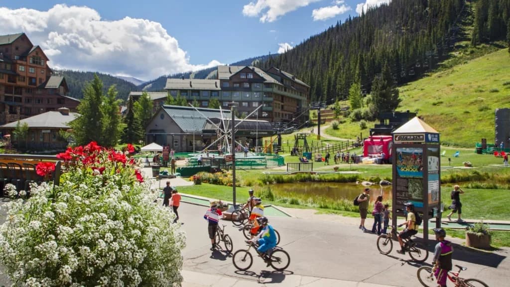 Mountain bike trails in Winter Park, Colorado