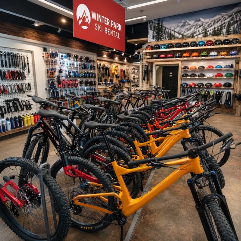 Beavers Sports Shop bike rental and repair shop exterior